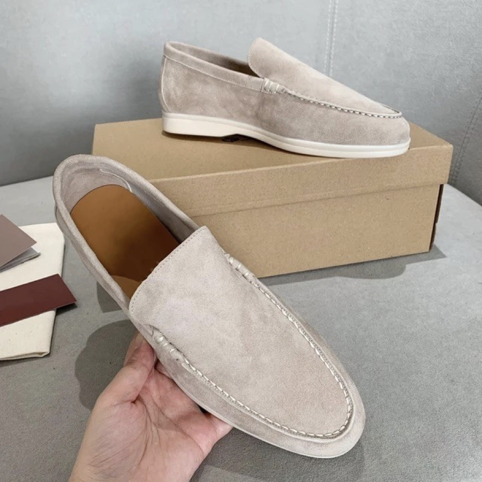 Loro | Suede Loafers