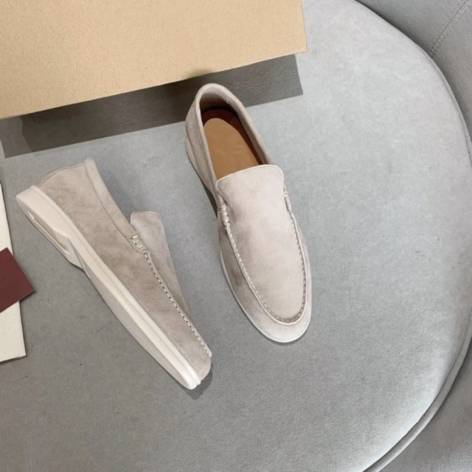 Loro | Suede Loafers