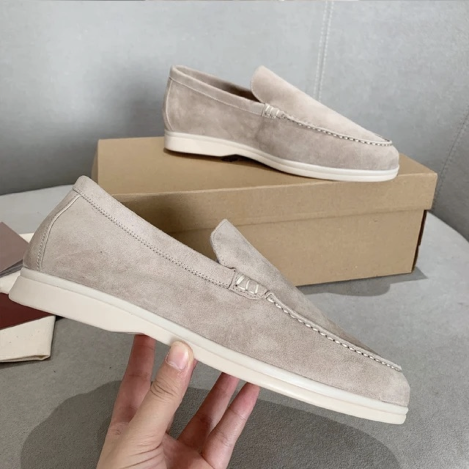 Loro | Suede Loafers