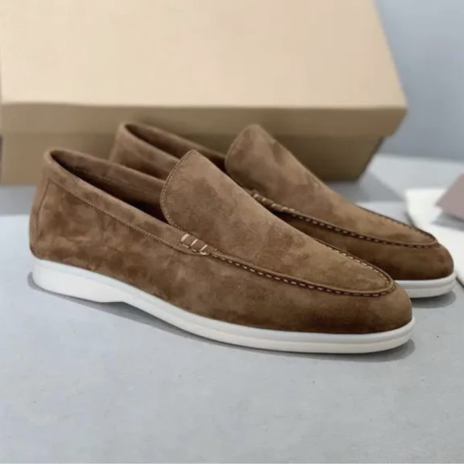 Loro | Suede Loafers